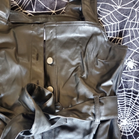FAUX LEATHER DRESS - Picture 2 of 5